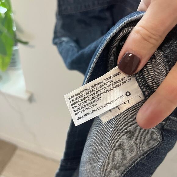 Universal Thread Blue Denim Mini Dress Size 14 - Picture 6 of 7